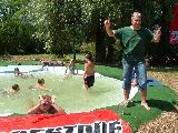 Badespass im Wasserbecken