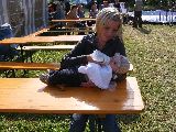 jüngster Festbesucher Anton