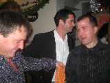 Cheftraine Sven mit Stützen Ralf&Daniel