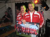 Ehrung für das vergangene Spieljahr: Co-Trainer und Mannschaftsleiter Christoph Schaller