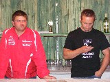 In der Bar: Mirko und Swen
