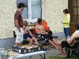 Die Drittplazierten leeren ihr Fass