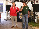 Präsident Jens Hoppe moderiert Ehrung an