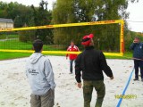 Bau und Einweihung Volleyballplatz 
