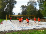 Bau und Einweihung Volleyballplatz 