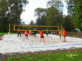 Bau und Einweihung Volleyballplatz 