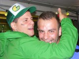 Wie immer gut im Bild: Felix und David